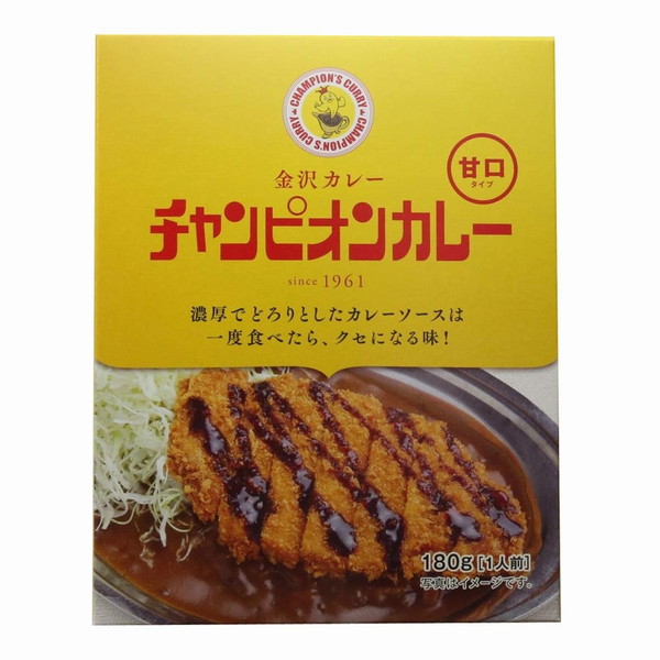 カレーのチャンピオン チャンピオンカレー レトルト甘口 180g×10箱